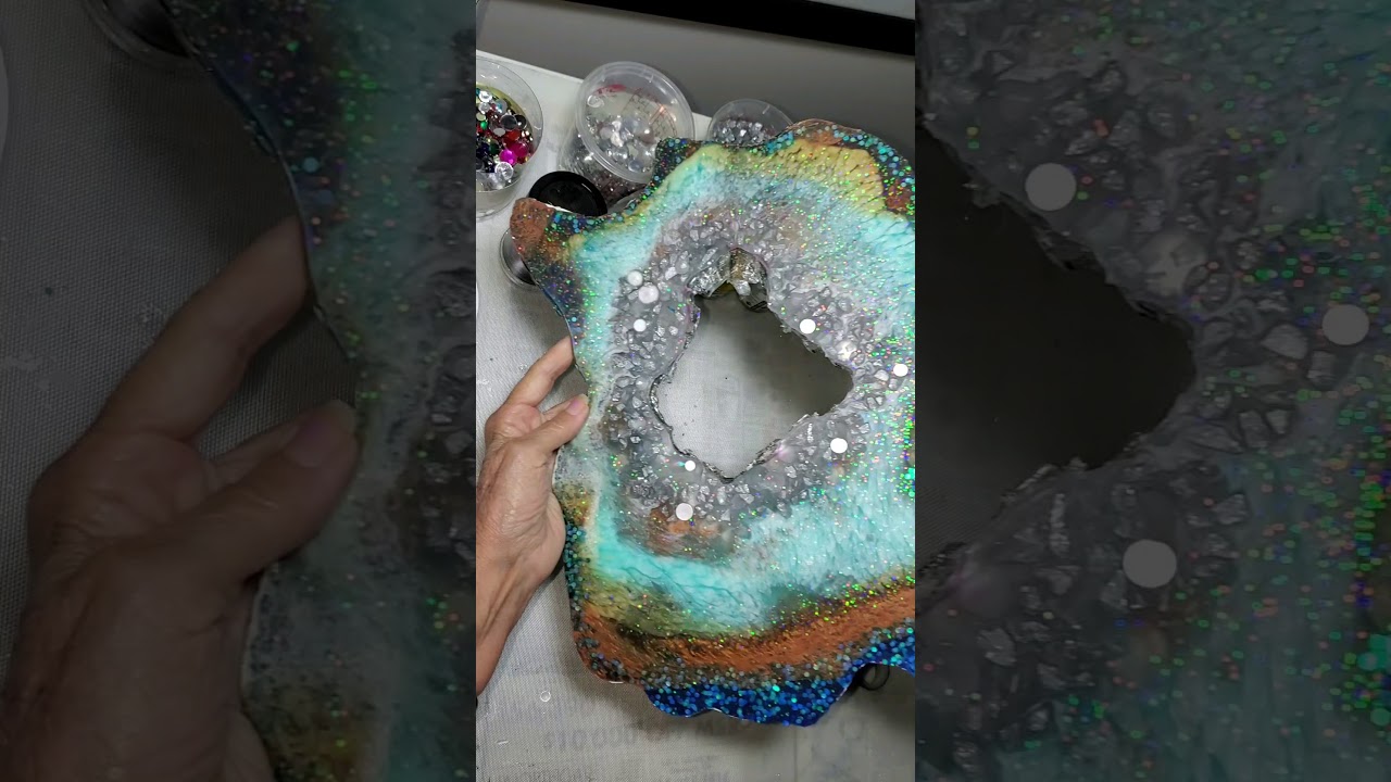 My First Large Geode and Homemade Mold