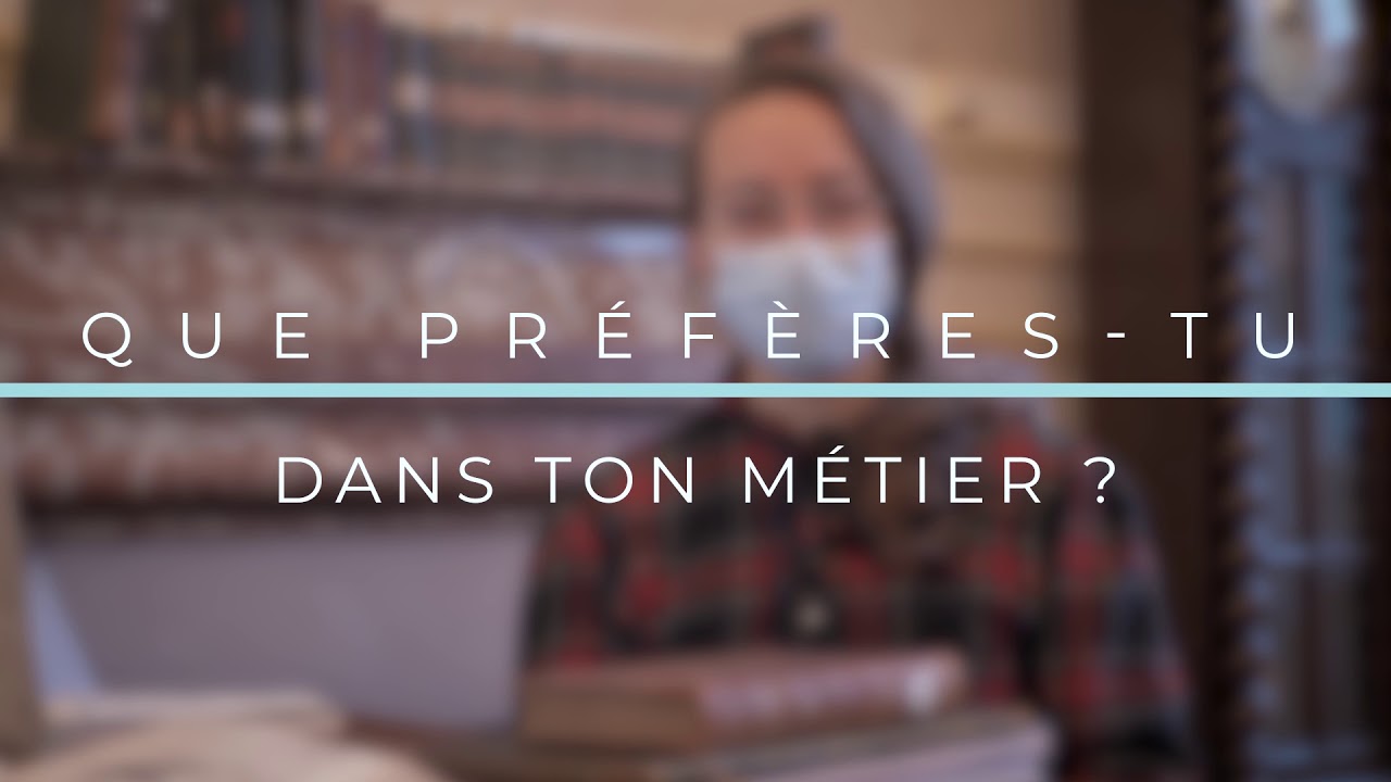 LES MÉTIERS DU MUSÉE : LA CONSERVATION DES COLLECTIONS