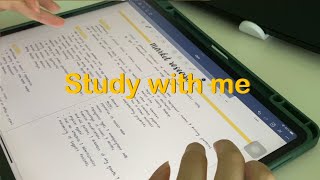 [ASMR] study with me digital note taking + iPad Pro 2018 screenshot 3