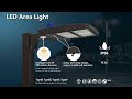 New design led shoebox street light 100w 150w 200w 300w with microwave motion and daylight sensor
