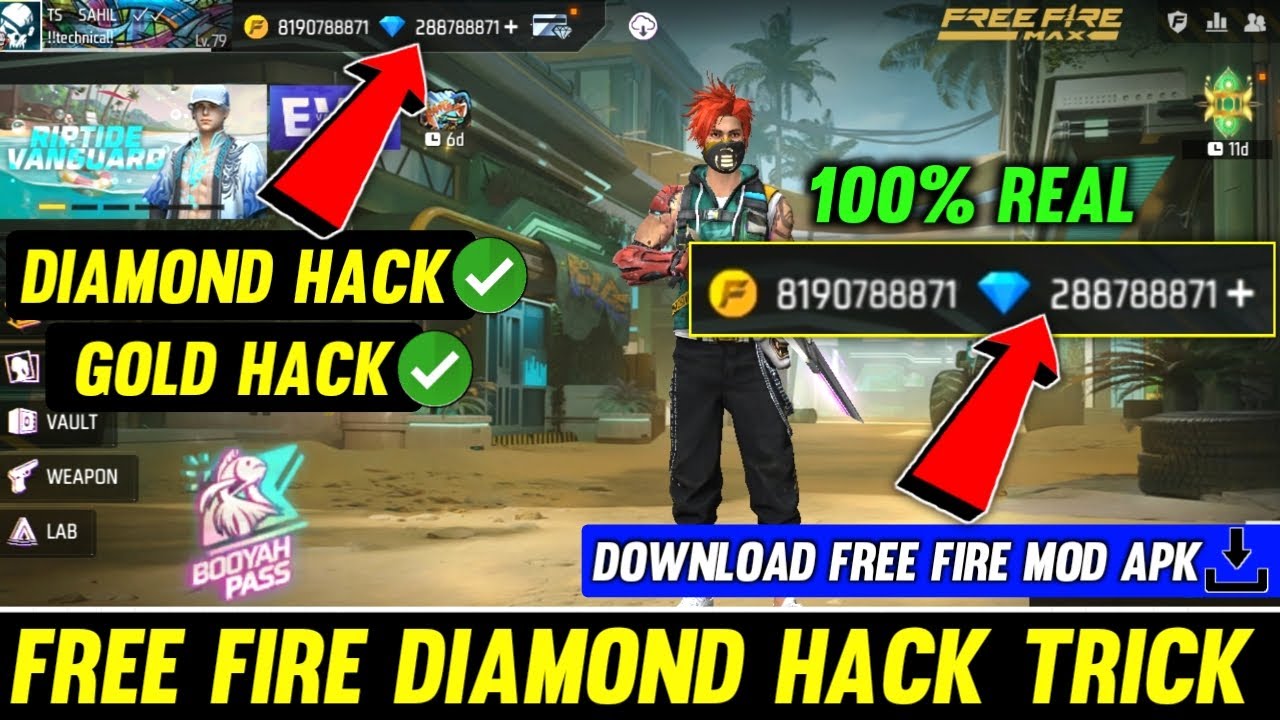 Free Fire Unlimited Diamond HACK. - Social Media Solver