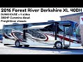 2016 Forest River Berkshire XL 40BH BUNKHOUSE A Class 380HP Cummins Diesel Pusher - $199,900