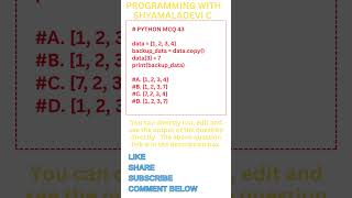 Python MCQ 43