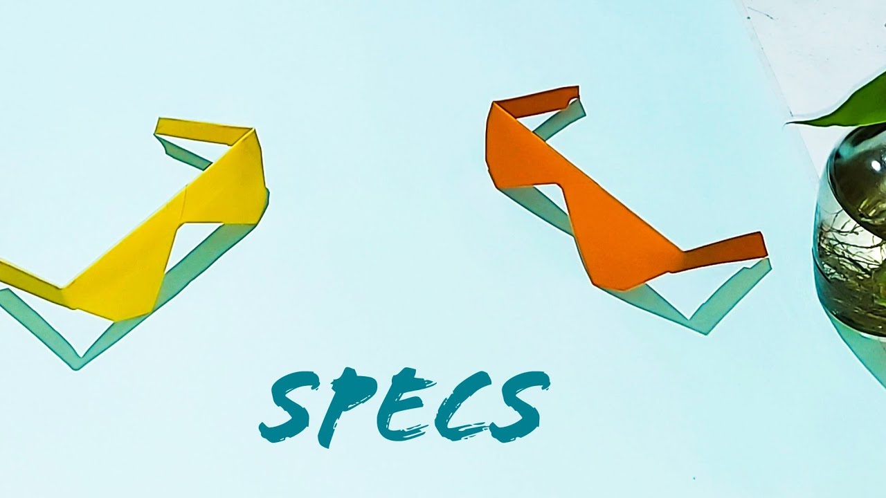 Create Paper Spec How to make specs with paper|Skills & Thrills - YouTube