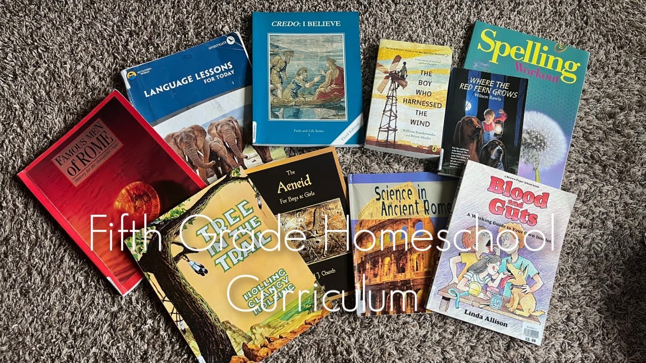 Fifth grade homeschool curriculum choices youtube