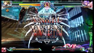BLAZBLUE  CPEX -JinnyKisaragi (Lambda-11) vs nd747 (Amane)