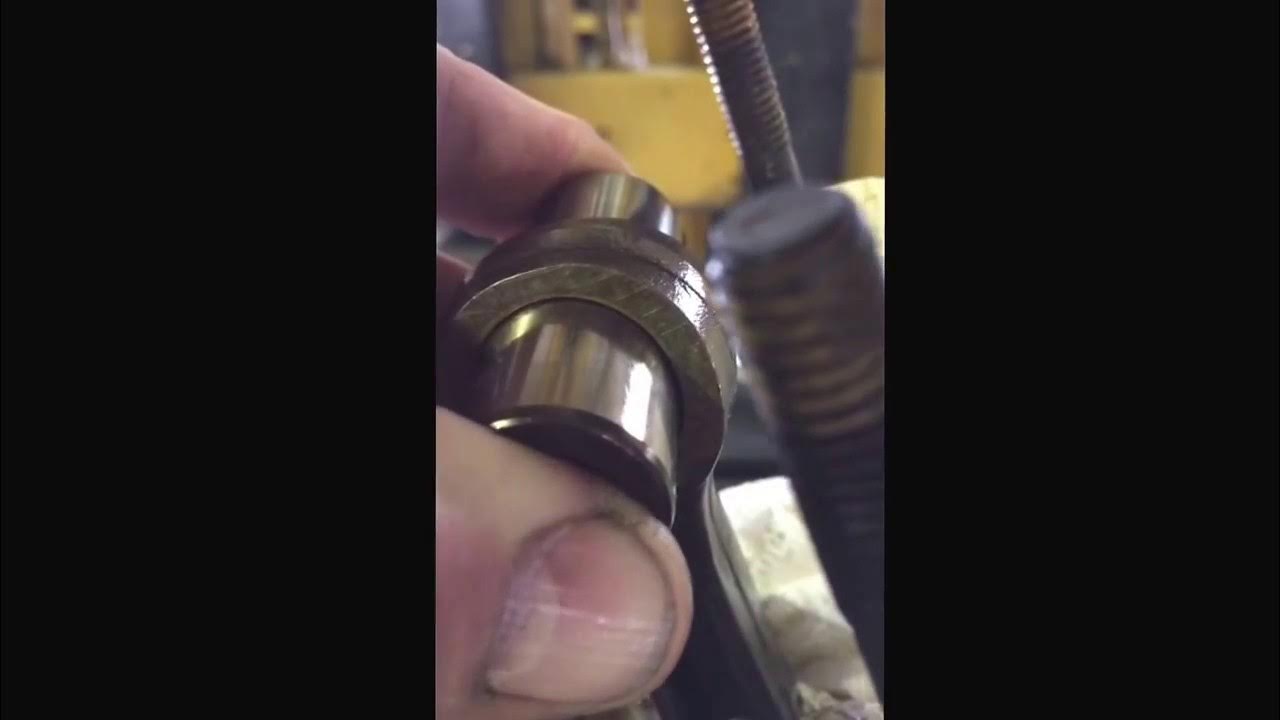 Bad connecting rod wrist pin bushing . 2009 Harley 96" YouTube