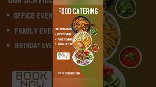 social media post design tutorial in Canva.#easy #design #tutorial #post #canva #food