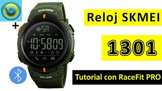 Reloj skmei 1301 (actualización) + RaceFitPro - YouTube