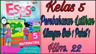 Hallo adik-adik semua, hari ini kita belajar kembali iya.pembahasan
kali akan membahas latihan matematika buku esps kelas 5, yaitu ulangan
b...