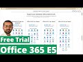 How to create a Free Trial Office 365 E5 Tenant
