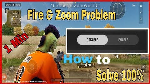 How to Solve Fire and Auto Zoom Problems in PubG New State - PubG New State | JustFAKhan Gaming |
