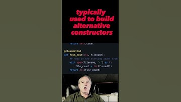 Purpose of @staticmethod and @classmethod in Python classes 🐍 #shorts #python