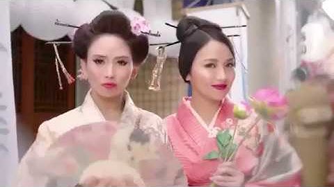 Kathryn Bernardo with Sarah Geronimo in Japan SunSilk TV Commercial