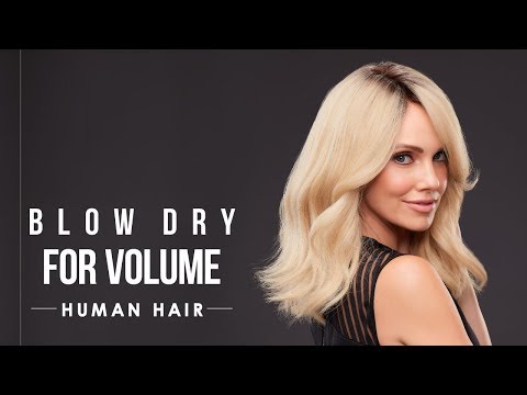 HOW-TO: Blow dry human hair wigs for volume - Human Hair ...