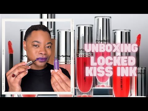 UNBOXING:NEWEST MAC LOCKED KISS INk LIQUID LIP COLOUR