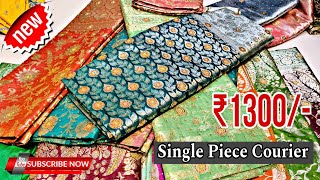Charminar Special Tissue Organza Sarees Pure Banarasi Sarees Single Delivery Limited Offer ✨