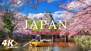 FLYING OVER JAPAN 4K UHD - Relaxing Music Along With Beautiful Nature Videos - Amazing Nature