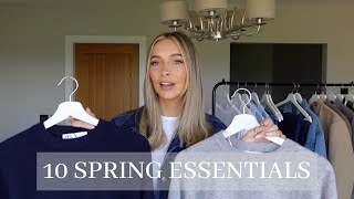 TOP 10 ITEMS YOU NEED IN YOUR SPRING WARDROBE THIS SEASON | CAPSULE & TREND PIECES