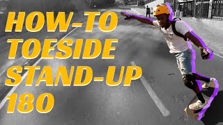 How to stand-up 180 toeside/backside slide