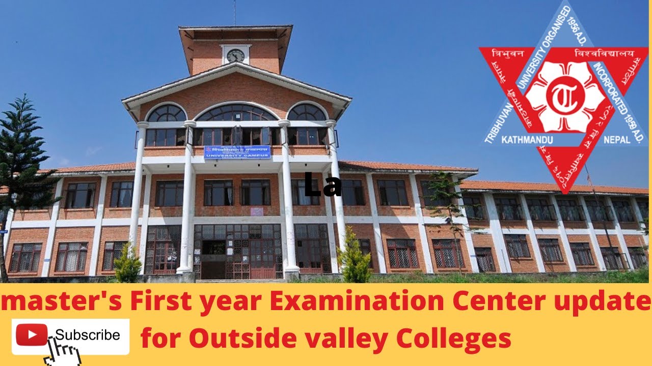 Exam Center Notice for Outside valley colleges// Master's First year exam center notice