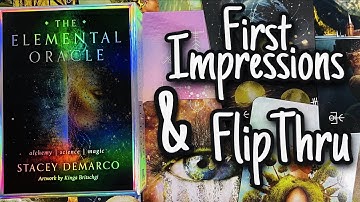 The Elemental Oracle | 1st Impressions and FlipThru