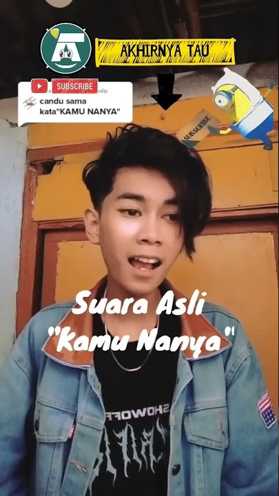 Suara Asli KAMU NANYA, KAMU BERTANYA TANYA? | Suara Mirip Dilan #shorts #shortsvideo