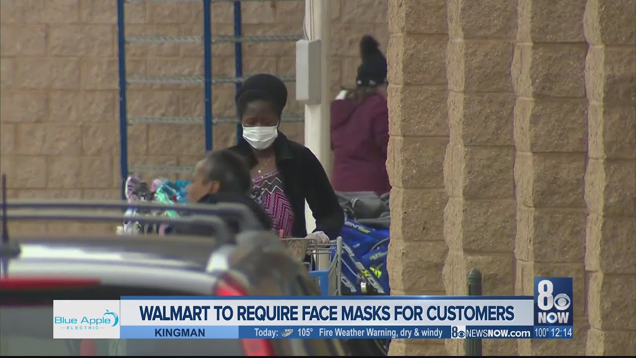 Walmart, Sam’s Club will require shoppers to wear face coverings