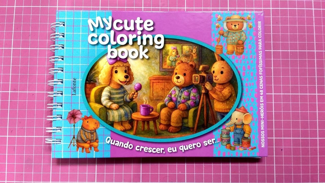 Review  - Mycute Coloring Book - Quando eu crescer, eu quero ser...