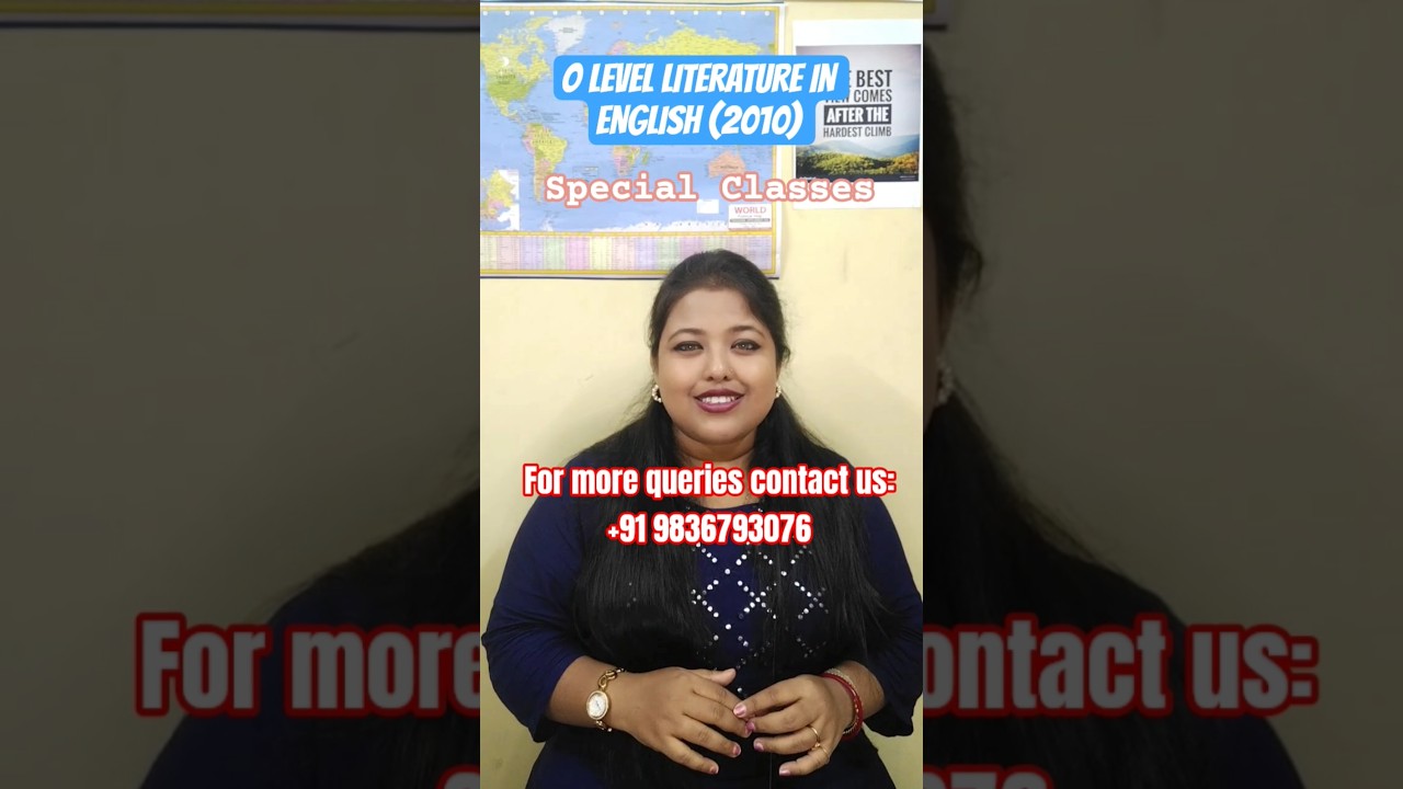 O Level Literature in English (2010) | Exam Prep & Study Guide #OLevel #English #Literature #Exam