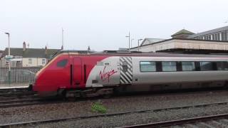 Rhyl Railway Station  featuring LMS 'Royal Scot' 46100