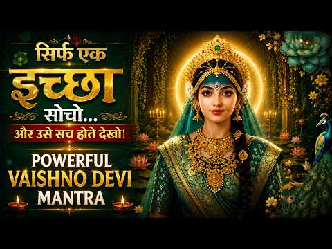 सिर्फ एक इच्छा सोचो... और उसे सच होते देखो! POWERFUL VAISHNO DEVI MANTRA