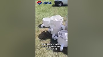 The assembly site of the spiral chute received by Mongolian customers