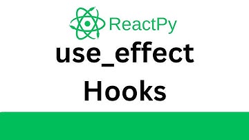 ReactPy - Implemetation use_effect Hooks