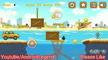 Build It River Bridge Level 23 All 3 Star Android Walkthrough