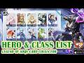 Legend of Aoqi: Card Collector All Hero Class & Tier List - Mobile Game (Android)