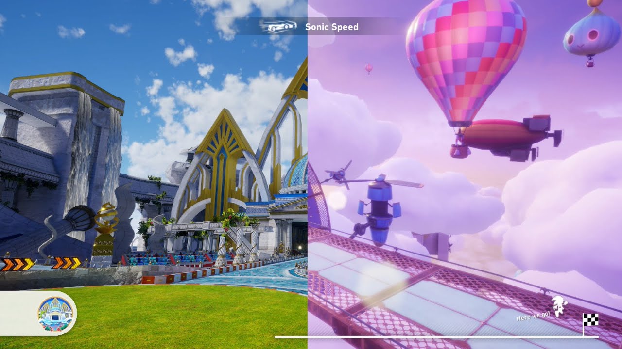 Water Palace/Sky Road With Transitions - Sonic Racing: CrossWorlds - OST