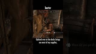 barter — The Elder Scrolls V: Skyrim dialogue scene