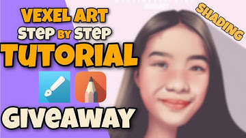 Vexel art tutorial for beginners using Autodesk Sketchbook | step by step process shading (Tagalog)