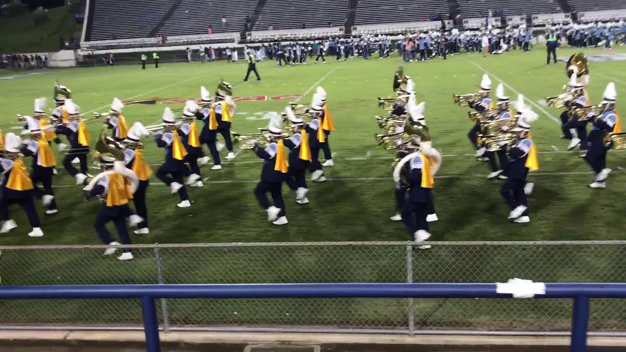 SU Band 2017 BoomBox Black and Blue Marching Out. YouTube
