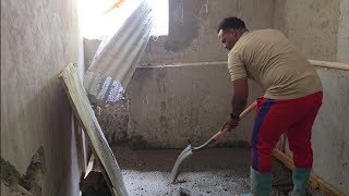 Project X | tile work continues on 1st floor || casting first floor bathroom | boxing lintel 3rd flr