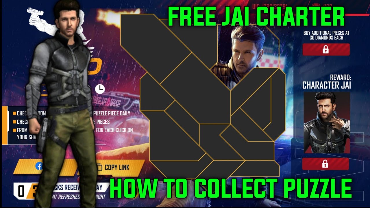HOW TO COLLECT ALL PUZZLE PIECE OF JAI CHARACTER | HOW TO COMPLETE JAI CHARACTER PUZZLE EVENT