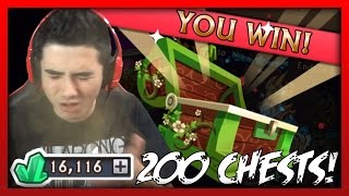Knights And Dragons - Cinnamon Challenge Insane 200 Overgrown Chests Opening