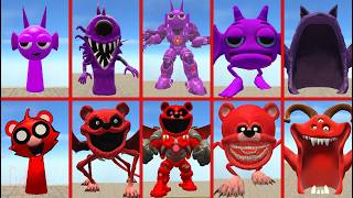 EVOLUTION OF ALL DURPLE SPRUNKI VS ALL SPRUNKI BOBBY BEAR POPPY 5 IN GARRY'S MOD! WHO WILL WIN?