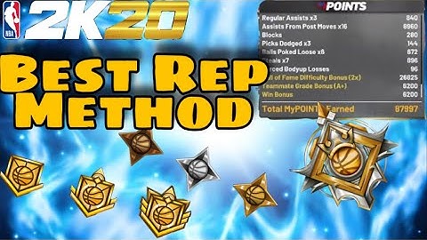 *New* fastest way to become a legend in NBA 2k20