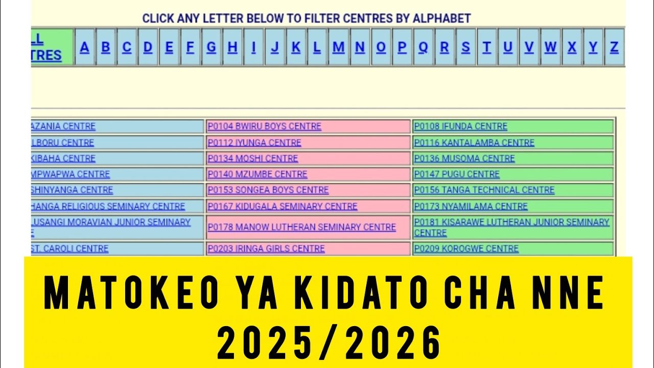 Jinsi Ya Kuangalia Matokeo Ya Kidato Cha Nne 2025 2026 YouTube jinsi-ya-kuangalia-matokeo-ya-kidato-cha-nne-2025-2026-youtube