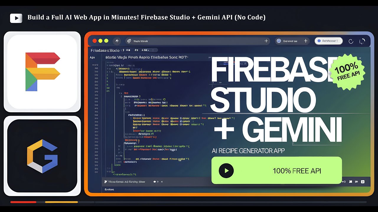 Build a Full AI Web App in Minutes! Firebase Studio + Gemini API (No ...