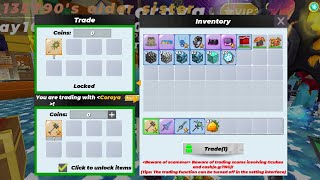 (proof) trade part 8 how to get rich trade in skyblock (blockman go) (skyblock)