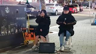 20191118 홍대 보컬 천예찬(환하다)외 2인 버스킹 01 - 안예은 (安藝恩) -「홍연 紅緣」