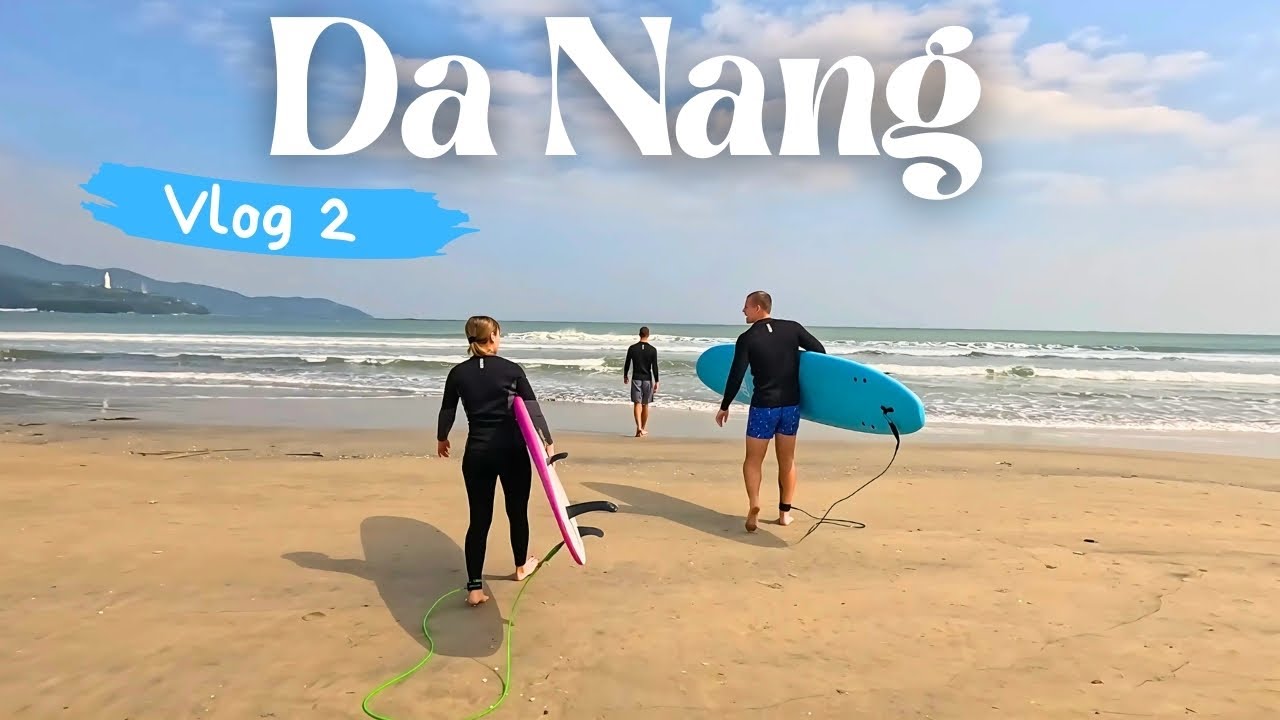My Khe Beach, Pizza und Surfen | Da Nang Vlog 2 (Vietnam Reise)